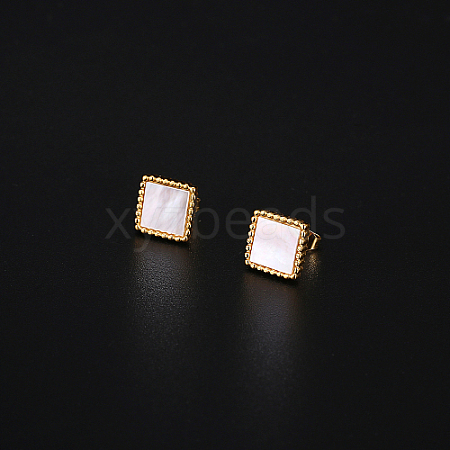 304 Stainless Steel Stud Earrings for Women YH6943-1-1