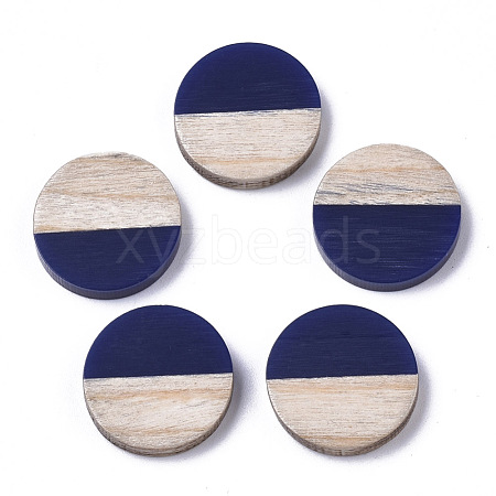 Resin & Wood Cabochons RESI-R425-05B-1