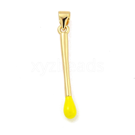 Real 18K Gold Plated Brass Pendants KK-R159-40G-01-1