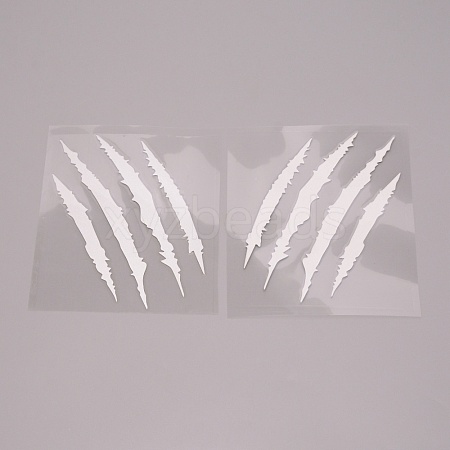 Waterproof PET Personality Ghost Claw Car Stickers DIY-WH0258-48B-1