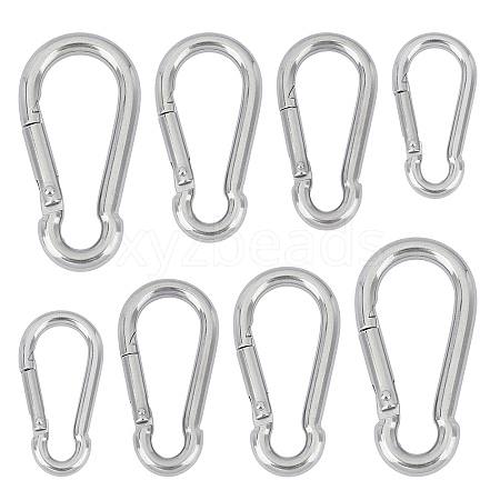 304 Stainless Steel Rock Climbing Carabiners STAS-UN0013-71P-1