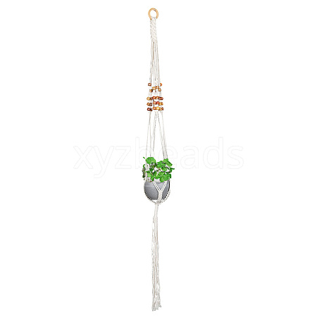 Cotton Macrame Plant Hangers AJEW-WH20072-57B-1