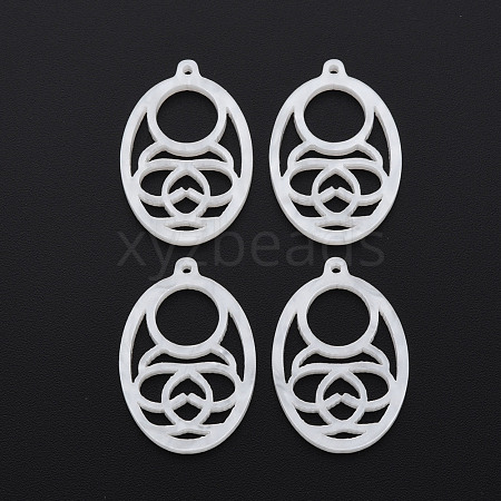 Opaque Acrylic Pendants OACR-N132-006-1