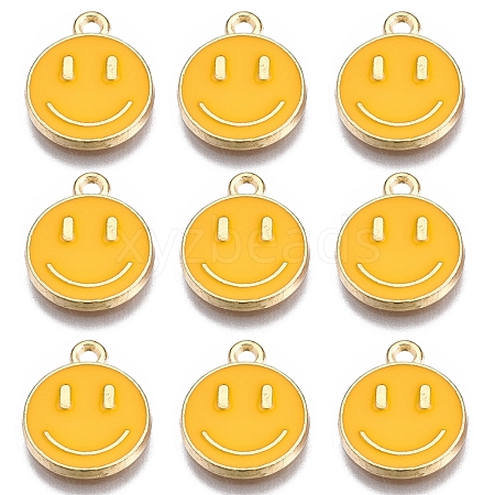 Alloy Enamel Charms ENAM-YW0001-97-C-1