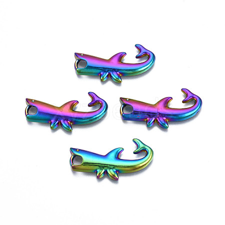 Rainbow Color Alloy Pendants PALLOY-N156-202-1