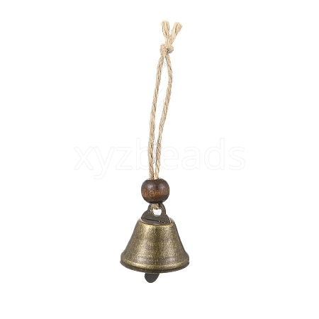 Iron Bell Hanging Ornaments HJEW-JM02422-1