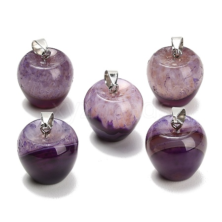 Teachers' Day Natural Agate Pendants GG-K002-14C-1