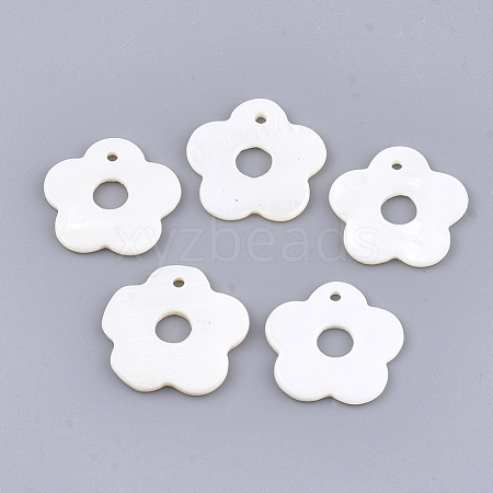 Freshwater Shell Pendants SSHEL-T007-11A-1