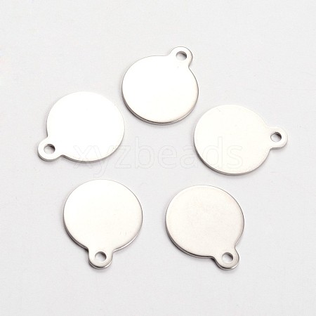 Tarnish Resistant Stainless Steel Stamping Blank Tag Pendants STAS-L166-01-1