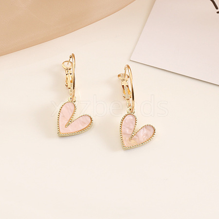 Alloy Leverback Earrings for Women FS-WG5346B-05-1