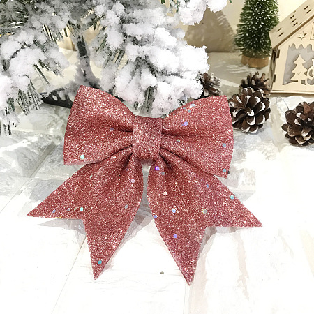 Glitter Foam Bowknot Ornament Accessories FIND-N005-04E-1