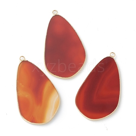 Natural Carnelian Pendants G-B009-08G-A-1