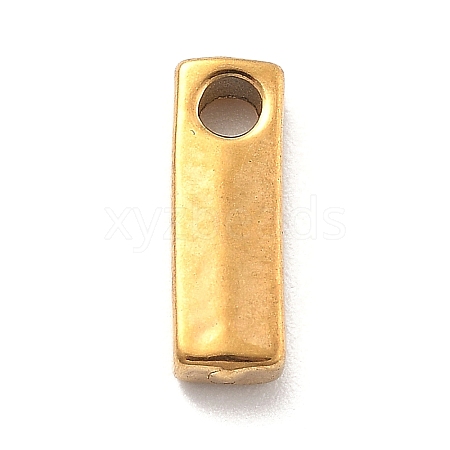 Ion Plating(IP) 304 Stainless Steel Charms STAS-R138-07G-I-1