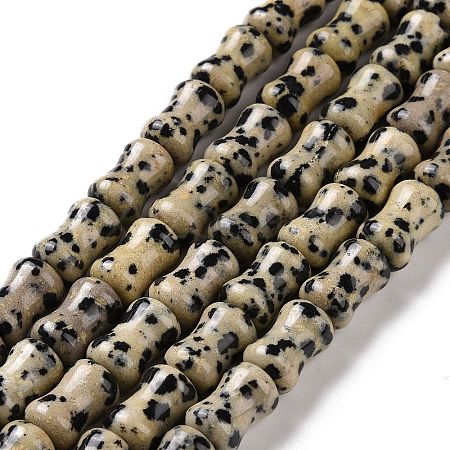 Natural Dalmatian Jasper  Beads Strands G-D481-04-1