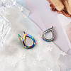2Pcs 2 Style Alloy Magnetic Locket Pendants PALLOY-TA0002-35M-5