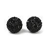 Polymer Clay Rhinestone Beads RB-C1438-12mm-A02-3