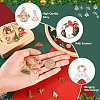 40Pcs 20 Style Christmas Rack Plating Alloy Enamel Pendants ENAM-TA0001-54-3