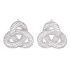 Tarnish Resistant 201 Stainless Steel Filigree Pendants STAS-S118-018P-2