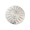 Big Flat Round with Sun Alloy Open Cuff Rings for Women LS-RJEW-U006-04P-3