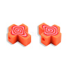 Handmade Polymer Clay Beads CLAY-T020-30-5