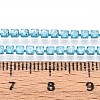 Iron Rhinestone Cup Chains CH-T006-05B-03-3
