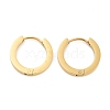 Ion Plating(IP) Frosted 304 Stainless Steel Huggie Hoop Earrings for Women EJEW-C096-31B-G-2