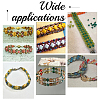 300Pcs 2-Hole Glass Seed Beads SEED-NB0002-12-5
