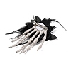 Skeleton with Butterfly Plastic Alligator Hair Clips PHAR-M015-03-2