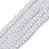 Clear Glass Bicone Beads Strands X-GLAA-S026-2mm-07-4