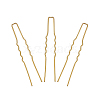 Hair Accessories Iron Hair Forks Findings OHAR-TAC0002-01G-1