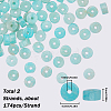 SUNNYCLUE 2 Strands Natural Amazonite Beads Strands G-SC0002-71-2