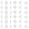 DICOSMETIC 60Pcs 6 Style 201 Stainless Steel Pendants STAS-DC0014-26-1