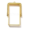 Alloy Open Back Bezel Pendants PALLOY-I223-07LG-1