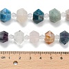 Natural Rose Quartz & Amethyst & Lapis Lazuli & Amazonite & Apatite & Sunstone & Moonstone Beads Strands G-L642-D03-01-5