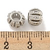 Rack Plating Brass Cubic Zirconia Beads KK-L215-319P-3