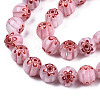 Handmade Millefiori Glass Beads Strands X-LK-T001-10A-3