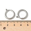 316 Surgical Stainless Steel Spring Gate Rings STAS-H234-06P-02-3