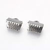 304 Stainless Steel Ribbon Crimp Ends STAS-G187-24P-10.5mm-1