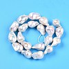 Natural Baroque Pearl Keshi Pearl Beads Strands PEAR-S019-05C-3