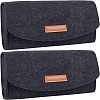 Nylon & Felt Storage Pouch Bag Protective Case ABAG-WH0042-04-1