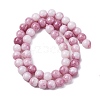 Ombre Effect Dyed Glass Beads Strands X-GLAA-T031-01O-11-3