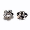 Tibetan Style Flower Bead Caps K0PCP081-2