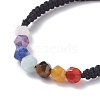 Chakra Nylon Cord Braided Bead Bracelets Set BJEW-JB07251-7