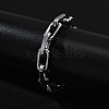 304 Stainless Steel Cable Chains Bracelets for Men BJEW-U017-01P-3