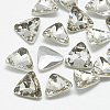 Pointed Back Glass Rhinestone Cabochons RGLA-T087-10mm-01-1