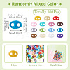 300Pcs Opaque Colours Glass Seed Beads EGLA-TA0013-74-4
