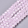 Electroplate Glass Beads Strands LS-EGLA-A034-J6mm-A03-1