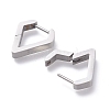 304 Stainless Steel Huggie Hoop Earrings EJEW-O099-01P-3