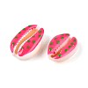Natural Cowrie Shell Beads SSHEL-N034-35-06-4