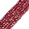 Electroplate Glass Beads Strands LS-EGLA-A044-P2mm-B02-1